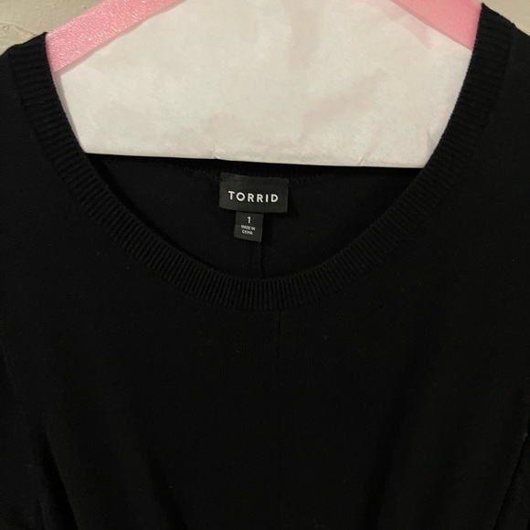 Torrid lace up waist sweater dress - Picture 5 of 8